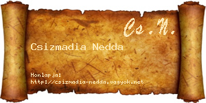 Csizmadia Nedda névjegykártya